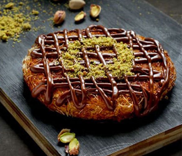 Kunafa with Nutella