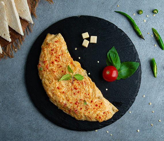 Masala & Cheese Omlette