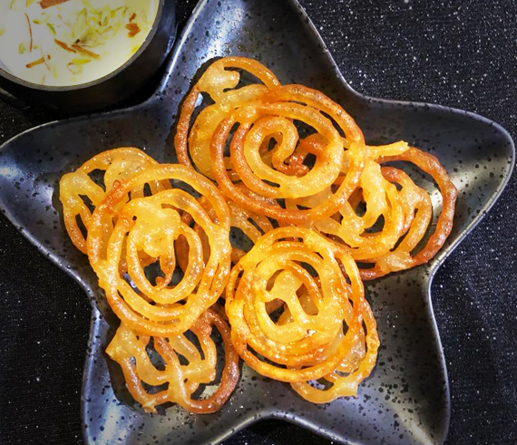 Jalebi with Rabdi