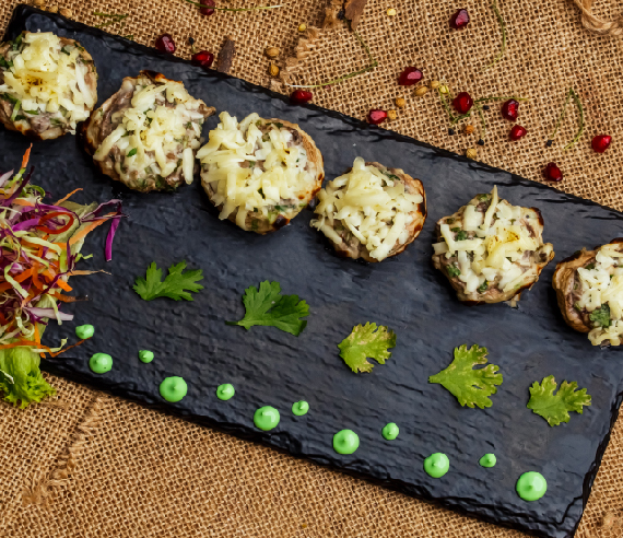 Stuffed Cheese Mushrooms