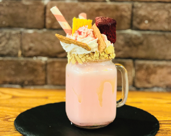 Red Velvet Cheesecake Milkshake