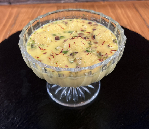 Zaffrani Rasmalai