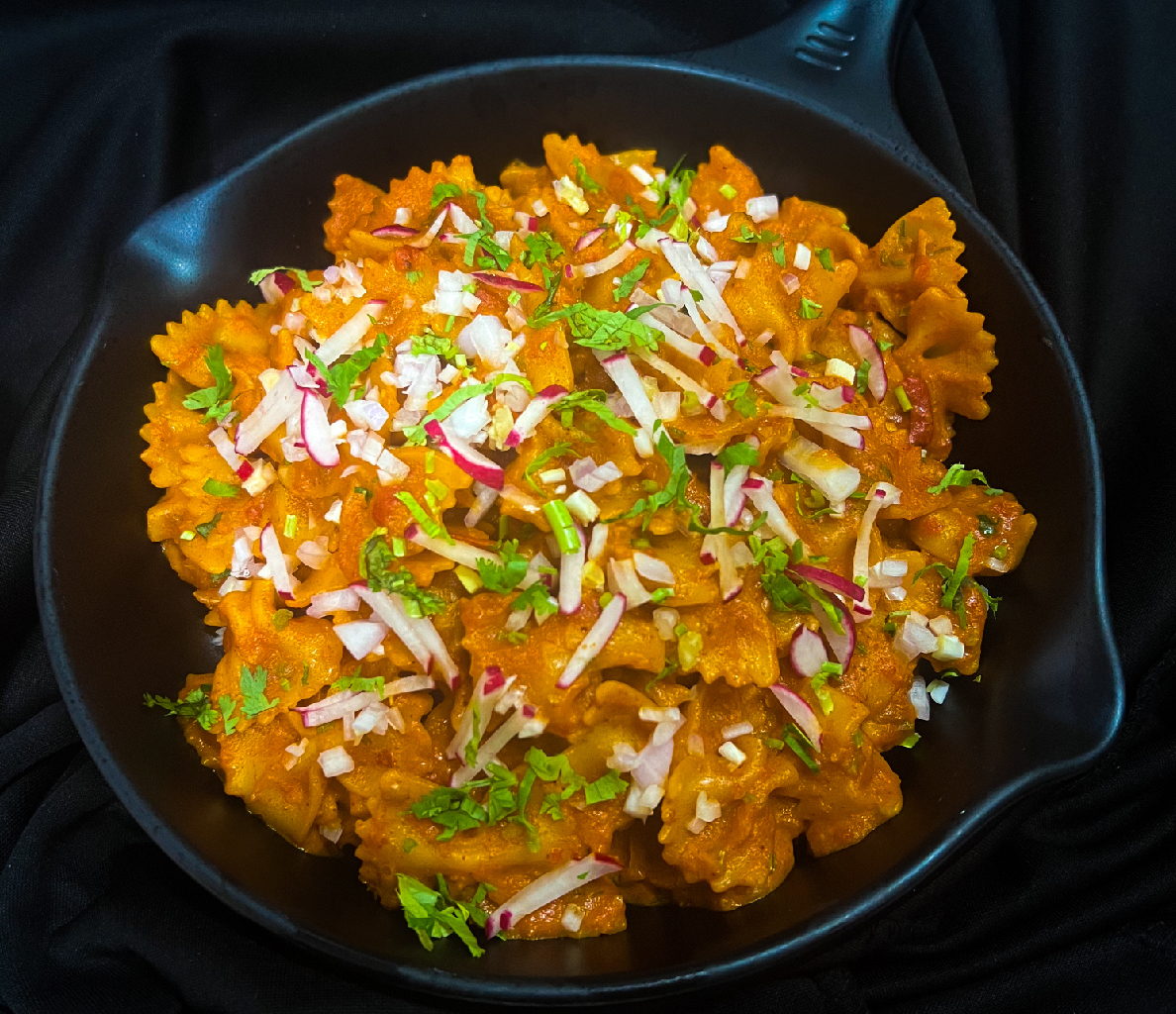 Paav Bhaji Chaat Pasta