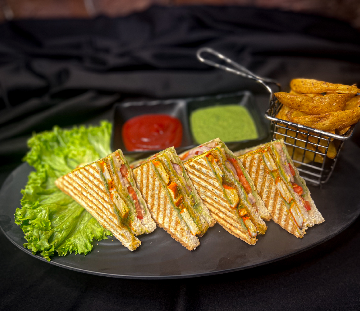 Paneer Tikka Sandwich