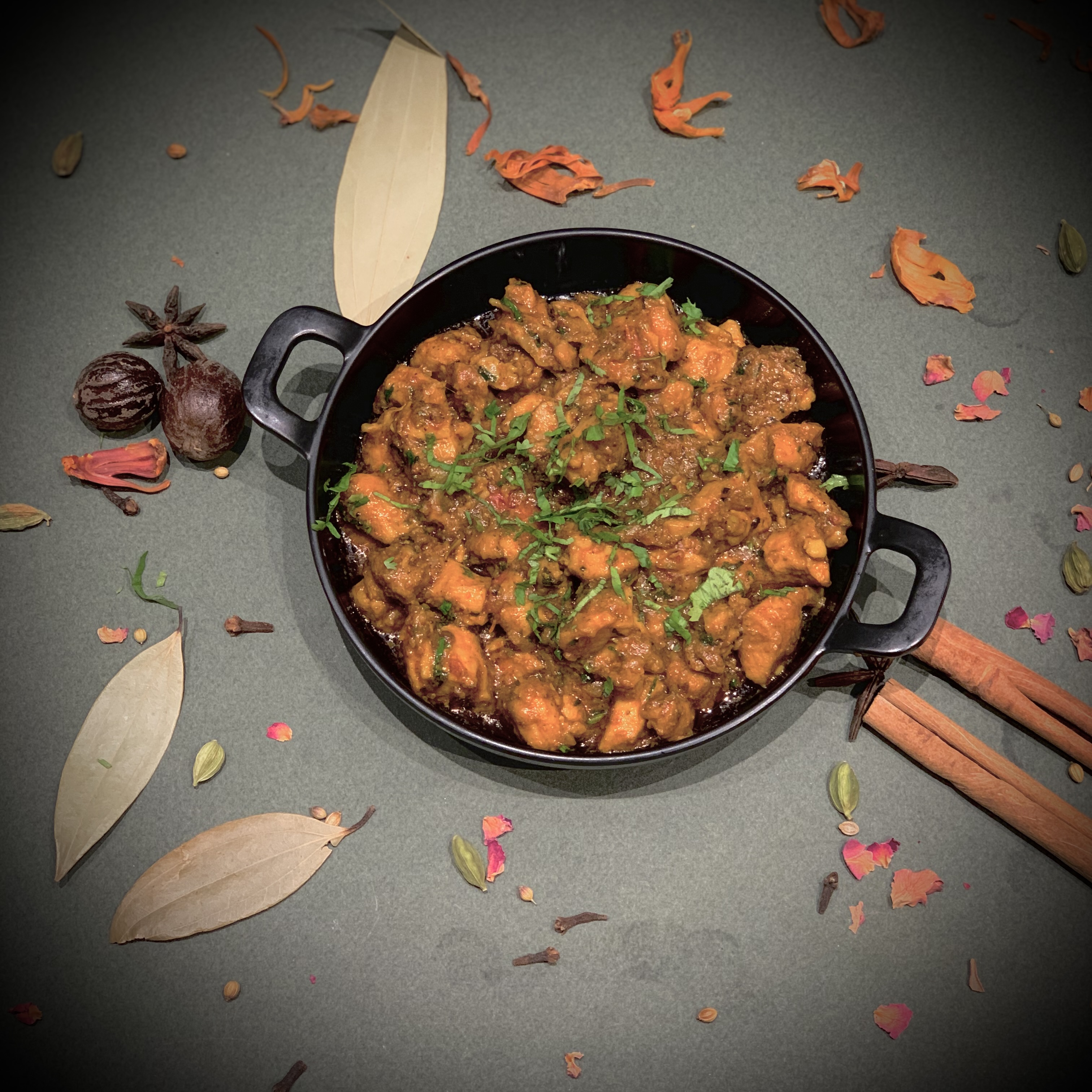 Tawa Chicken Bhuna