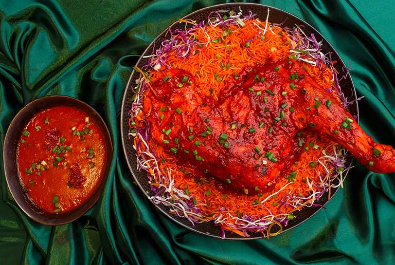 Raan Schezwan Tandoori With Schezwan Rice