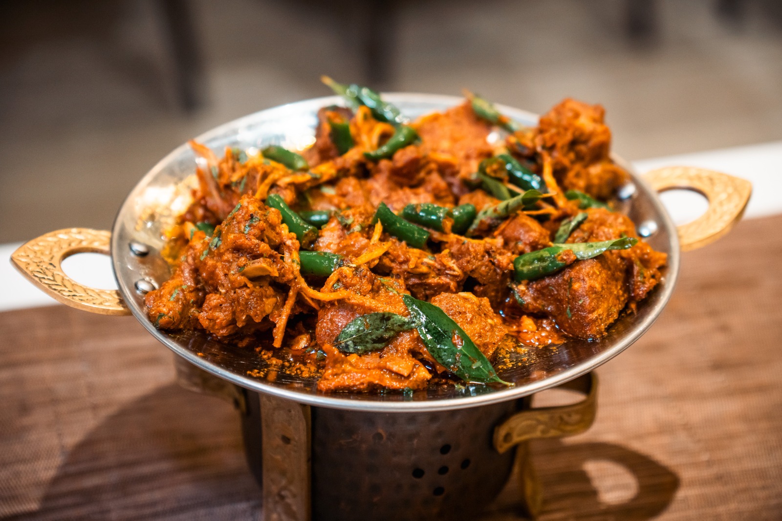 Hari Mirch Ka Tala  Hua Gosht