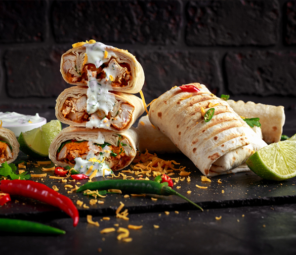Burgers, Sandwiches & Wraps